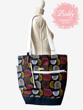 Lade das Bild in den Galerie-Viewer, Tragetasche, Shopper XXL "Rainbow" mit integrierter herausnehmbarer Kosmetiktasche