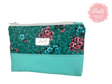 Lade das Bild in den Galerie-Viewer, Kosmetiktasche/Kosmetikbeutel aus beschichtetem Stoff und Kunstleder