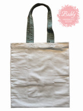 Lade das Bild in den Galerie-Viewer, Faltbare Totebag mit Druckknopf – kompakte Einkaufstasche aus Baumwolle, waschbar, nachhaltig, personalisierbar – Handmade
