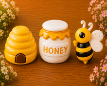 Lade das Bild in den Galerie-Viewer, Gipsfiguren Bastelset Bienenwelt - La colmena | Als fertiges 3er-Set | Auf Wunsch personalisierbar

