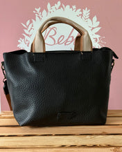 Lade das Bild in den Galerie-Viewer, Kunstledertasche mit Kosmetiktasche &amp; Schulterriemen – Vintage Style
