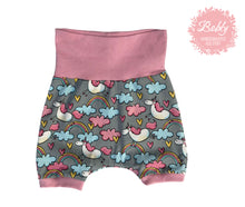 Cargar imagen en el visor de la galería, Kurze Pumphose Jersey &quot;Einhorn&quot;, Größe 62/68, Short
